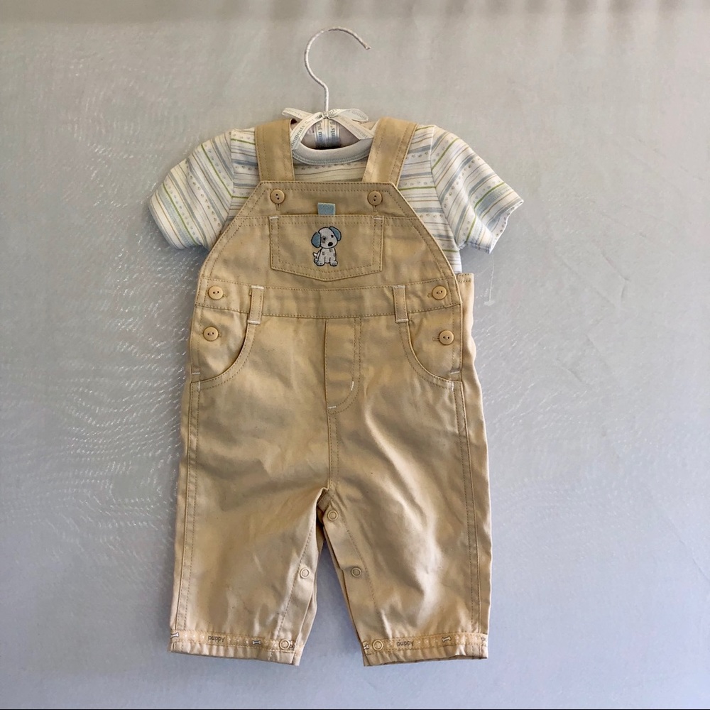 Baby overalls and T-shirt